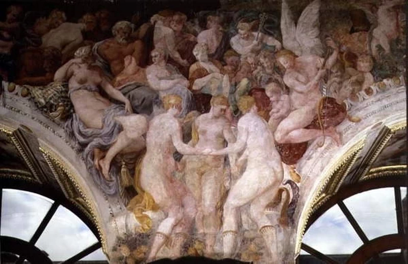 Dee che danzano, Galleria di Francesco I - Chateau de Fontainebleau